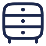 Bedside Table SVG Icon